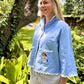 Bluebonnet Trail Horse Dress Shirt | Western Embroidered Ric-Rac Jacket | The Gussied Goose Boutique