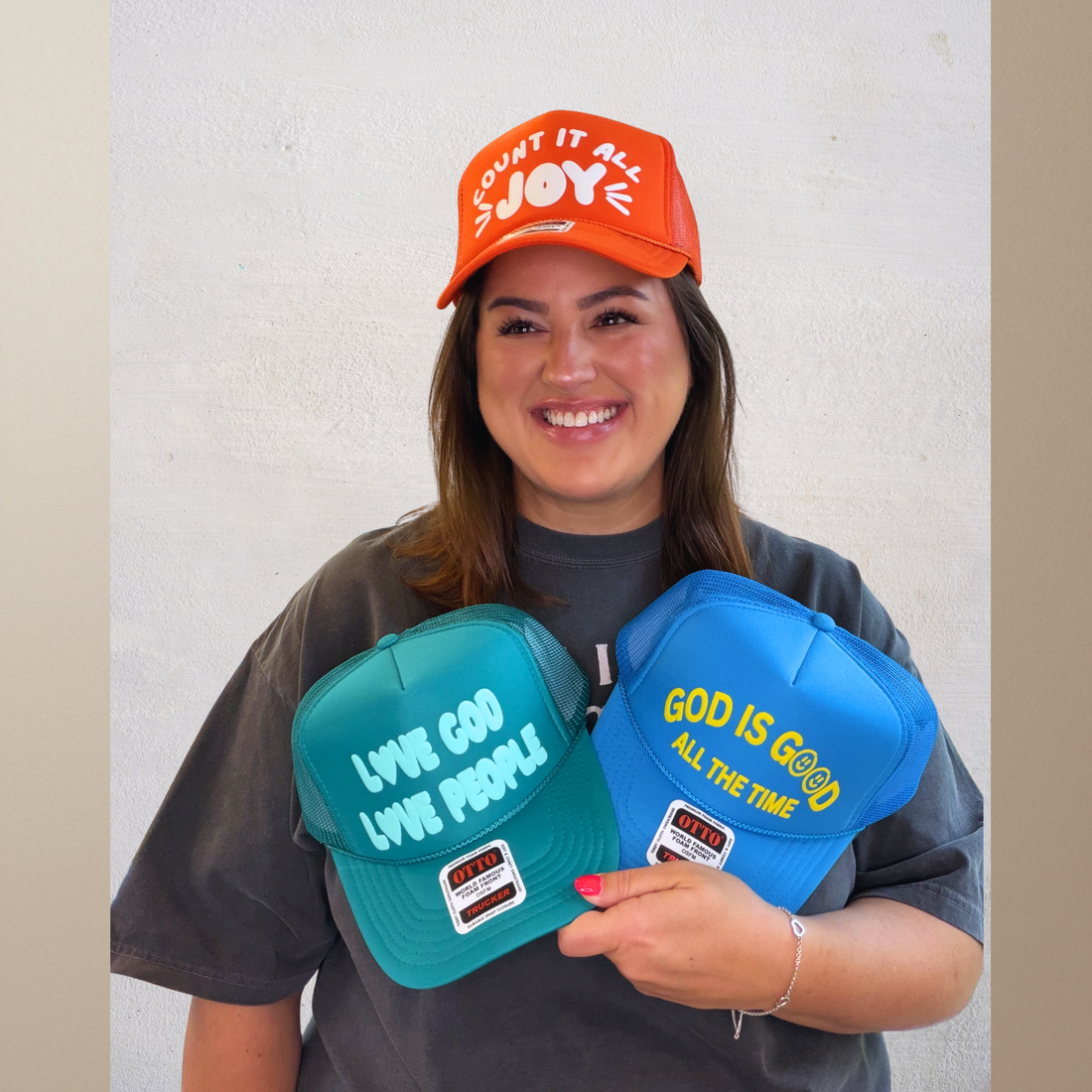 Count It All Joy Trucker Hat | The Gussied Goose Boutique
