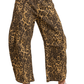 Leopard Barrel Pants