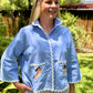 Bluebonnet Trail Horse Dress Shirt | Western Embroidered Ric-Rac Jacket | The Gussied Goose Boutique