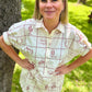 High Noon Heritage Shirt Dress | Cowboy Print Cotton Dress | The Gussied Goose Boutique
