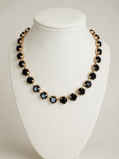 Crystal Rhinestone Necklace, Black