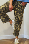 Leopard Barrel Pants