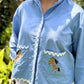 Bluebonnet Trail Horse Dress Shirt | Western Embroidered Ric-Rac Jacket | The Gussied Goose Boutique