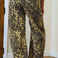 Leopard Barrel Pants