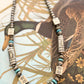 Aztec Navajo Bead Necklace – Silver Barrel Turquoise Western Jewelry