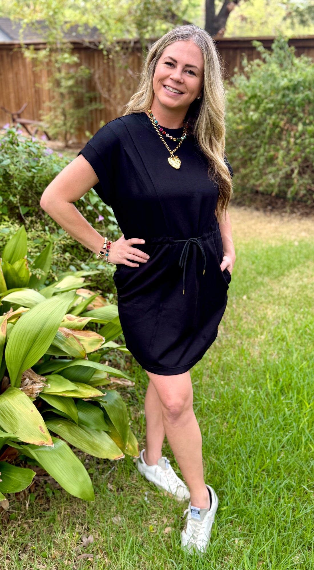 Umgee Luxeknit Dress, Black
