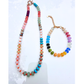 Mixed Stone Beaded Necklace | Colorful Semi-Precious Layering Necklace