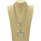 Equestrian Horse Bit Necklace – Silver Statement Chain Jewelry