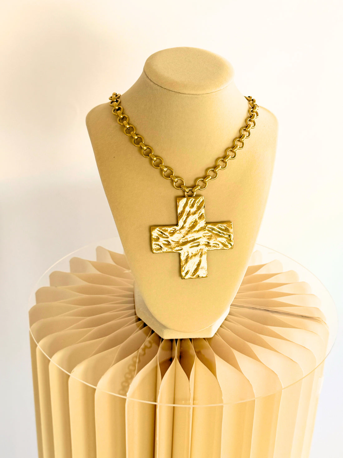 At the Cross Necklace - Gold