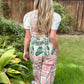 Flour Sack Cotton Jumpsuit, Magnolia Horse Print