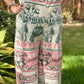 Flour Sack Cotton Jumpsuit, Magnolia Horse Print