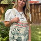 Flour Sack Cotton Jumpsuit, Magnolia Horse Print
