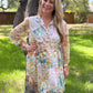 Chiffon Floral Print Dress, Short