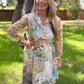 Chiffon Floral Print Dress, Short