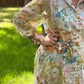 Chiffon Floral Print Dress, Short