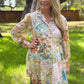 Chiffon Floral Print Dress, Short