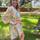 Chiffon Floral Print Dress, Short