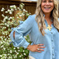 Bow Denim Top