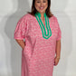 Blushing Botanica Caftan
