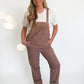 Desert Days Overalls | Mauve Western Print Wide Leg Overalls