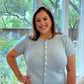 Blue Skies Cardigan | Light Blue Short Sleeve Knit Cardigan