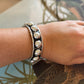 Bold Silver Studded Stretch Bracelets – Chunky Stackable Statement
