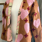 Heirloom Heart Jacket | Brown & Pink Reversible Embroidered Jacket