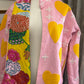 Heirloom Heart Jacket | Pink & Yellow Reversible Embroidered Jacket