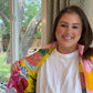 Heirloom Heart Jacket | Pink & Yellow Reversible Embroidered Jacket