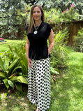 Polka Dot Palazzo Pants | Off White Wide Leg Pants | The Gussied Goose Boutique