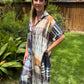Equestrian Escape Silk Blend Midi Dress | The Gussied Goose Boutique