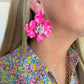 Magnolia Bloom 18K Gold Dipped Statement Earrings