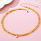 Topaz Semi-Precious Stone Beaded Necklace