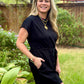 Umgee Luxeknit Dress, Black