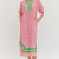 Blushing Botanica Caftan