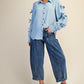 Bow Denim Top